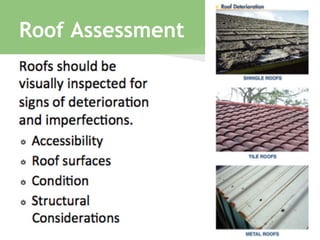 Roof Assessment
 