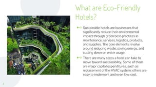 Eco friendly approach by hotels