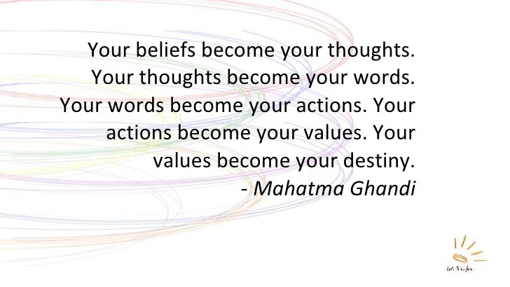 Image result for thoughts become reality