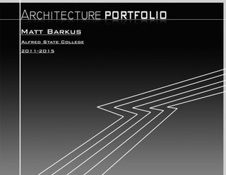 Matt Barkus Portfolio Update