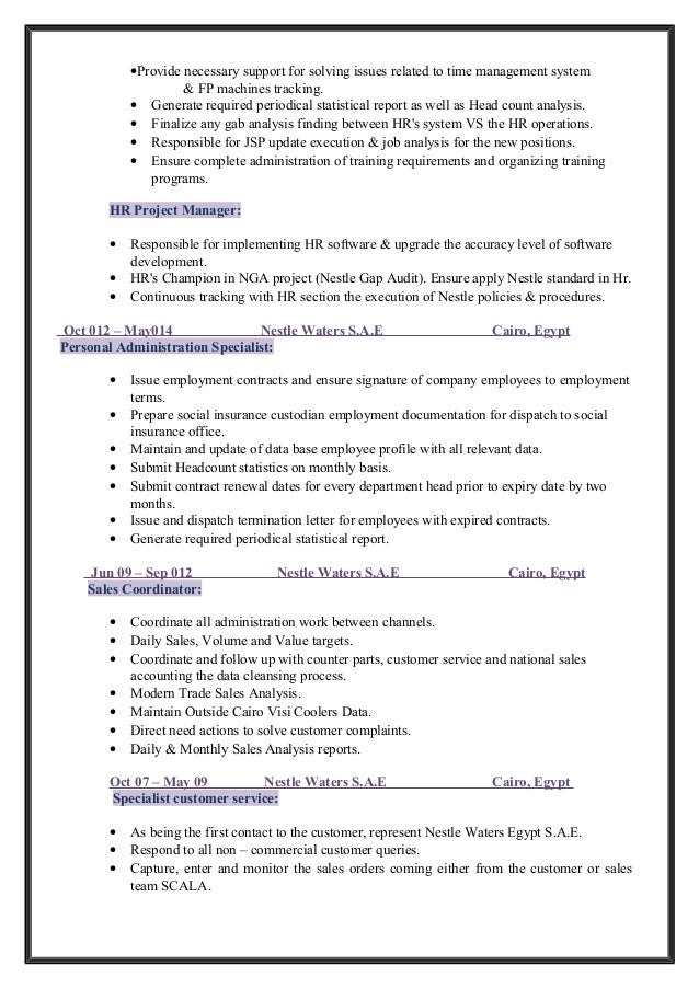 Dina Hassan's Resume