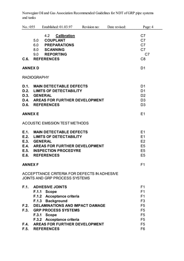 Guidelines for NDT of GRP pipe systems and tanks | PDF