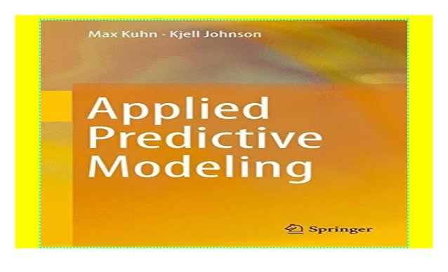 Applied Predictive Modeling 2018 pdf
