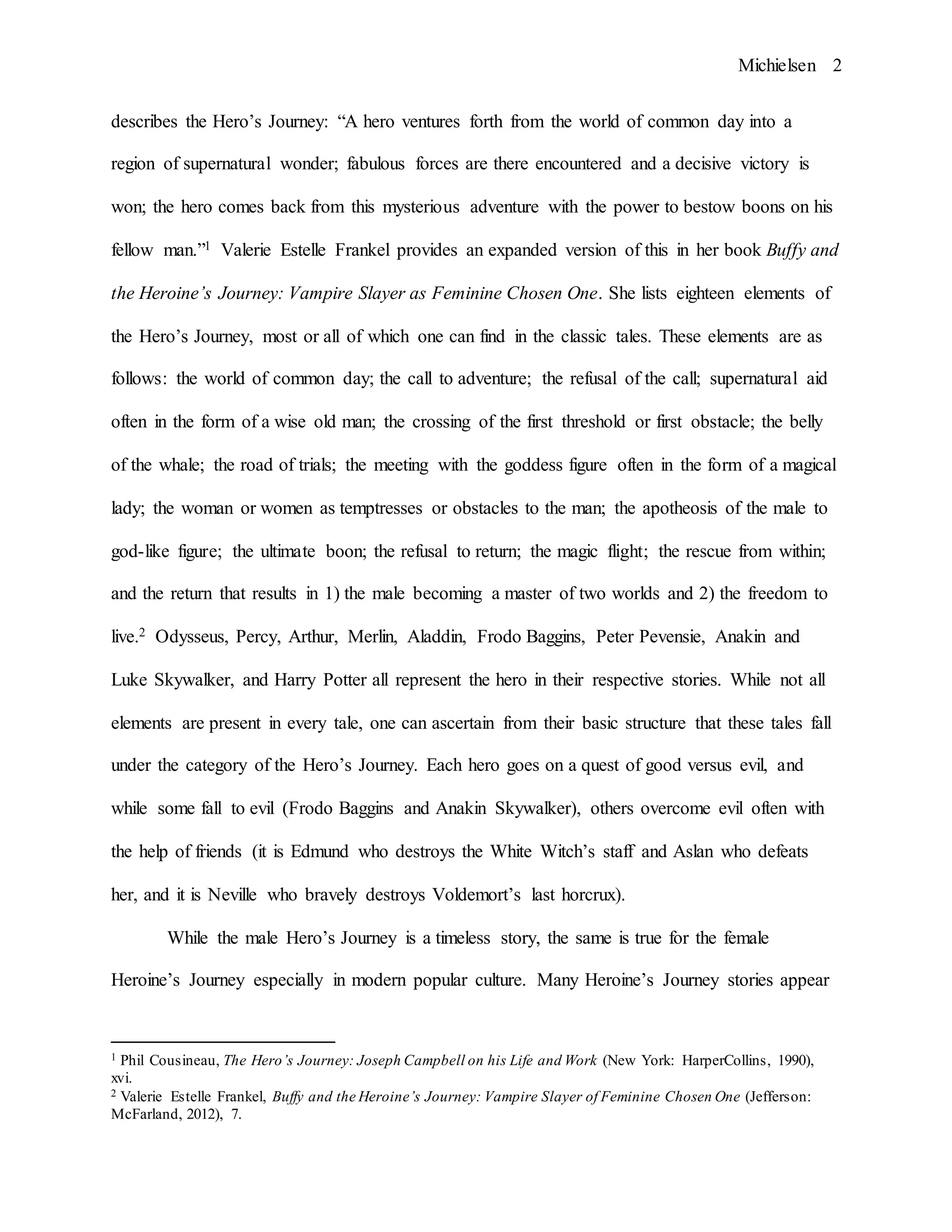 The Heroine's Journey | DOCX