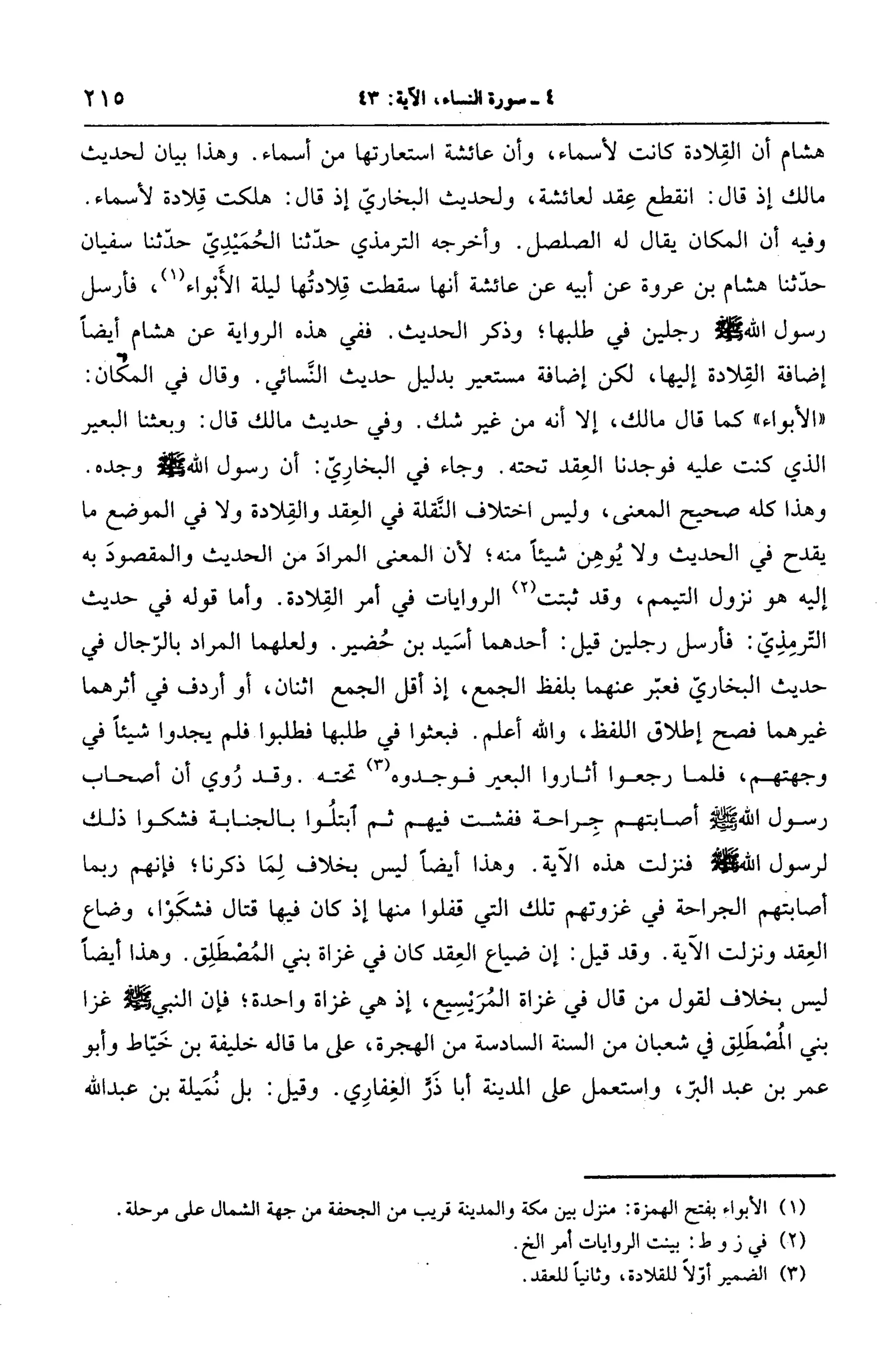 الجامع لأحكام القرآن (تفسير القرطبي) ت: البخاري - الجزء الخامس