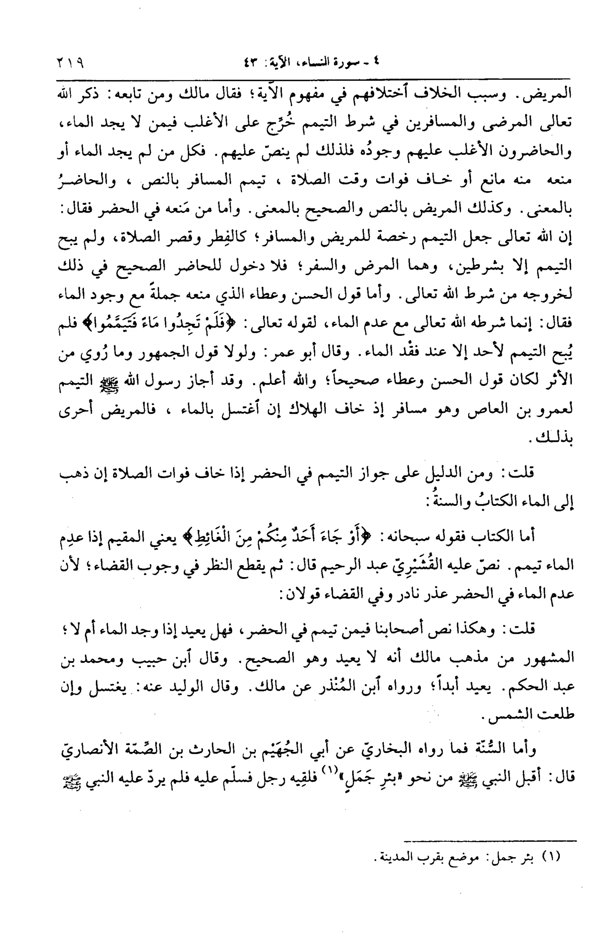 الجامع لأحكام القرآن (تفسير القرطبي) ت: البخاري - الجزء الخامس
