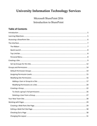 Microsoft sharepoint 2016