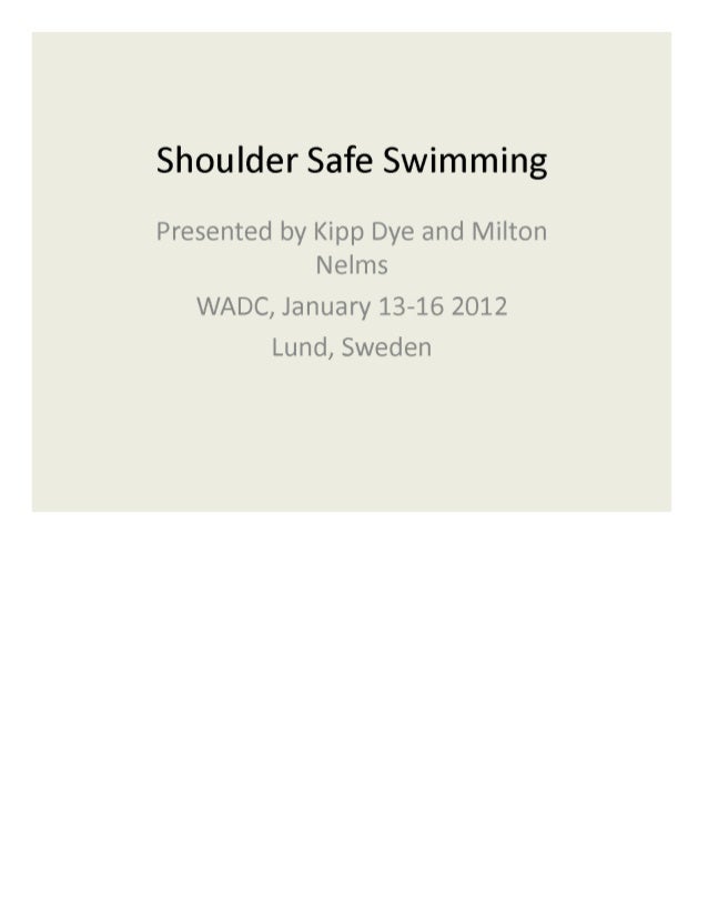 wadc shoulder safe swimming pptx download