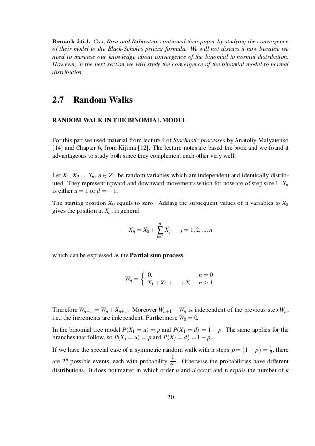 Black scholes bachelor thesis