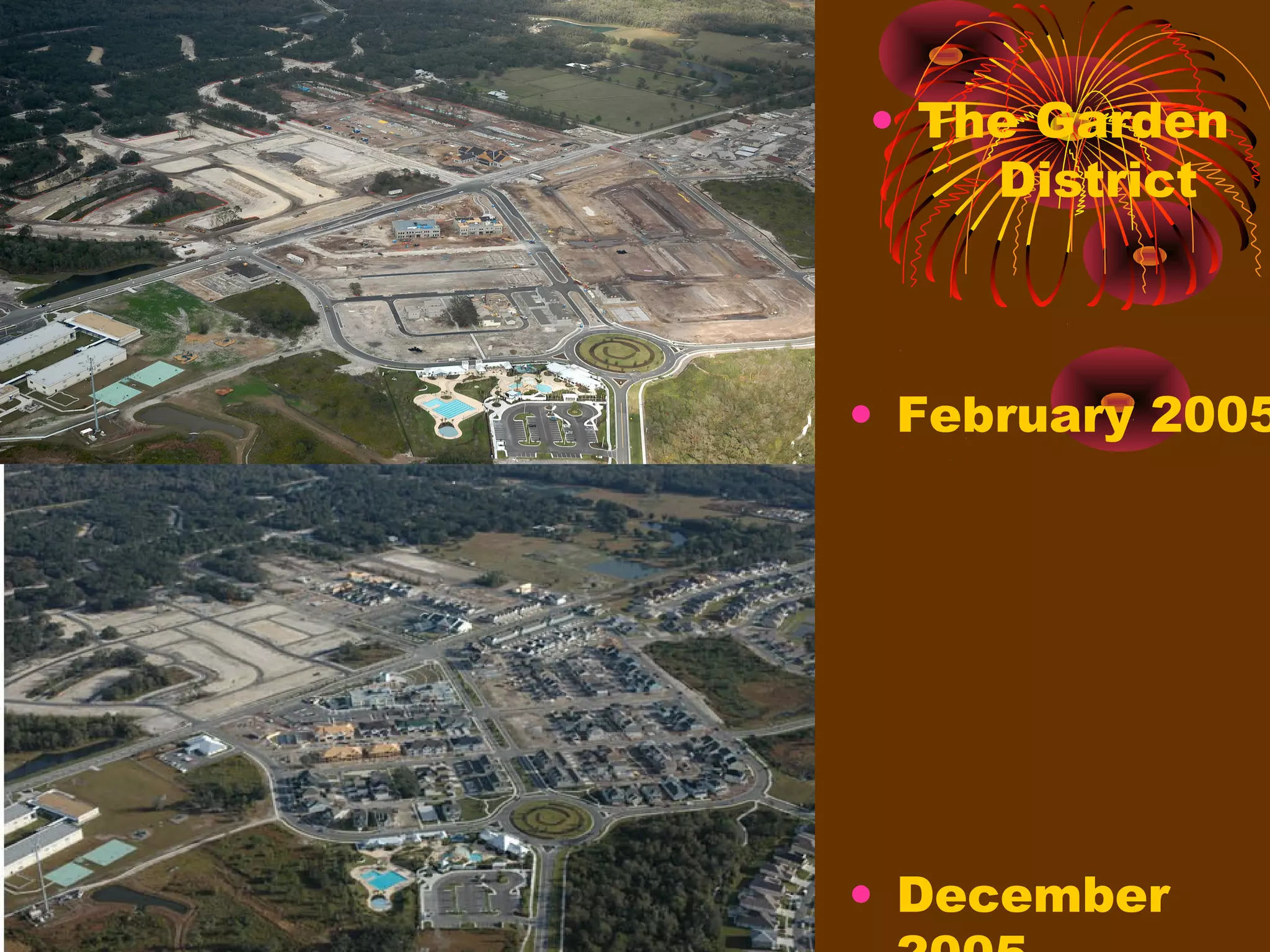 FishHawk Ranch power point aerial year comparison | PPT