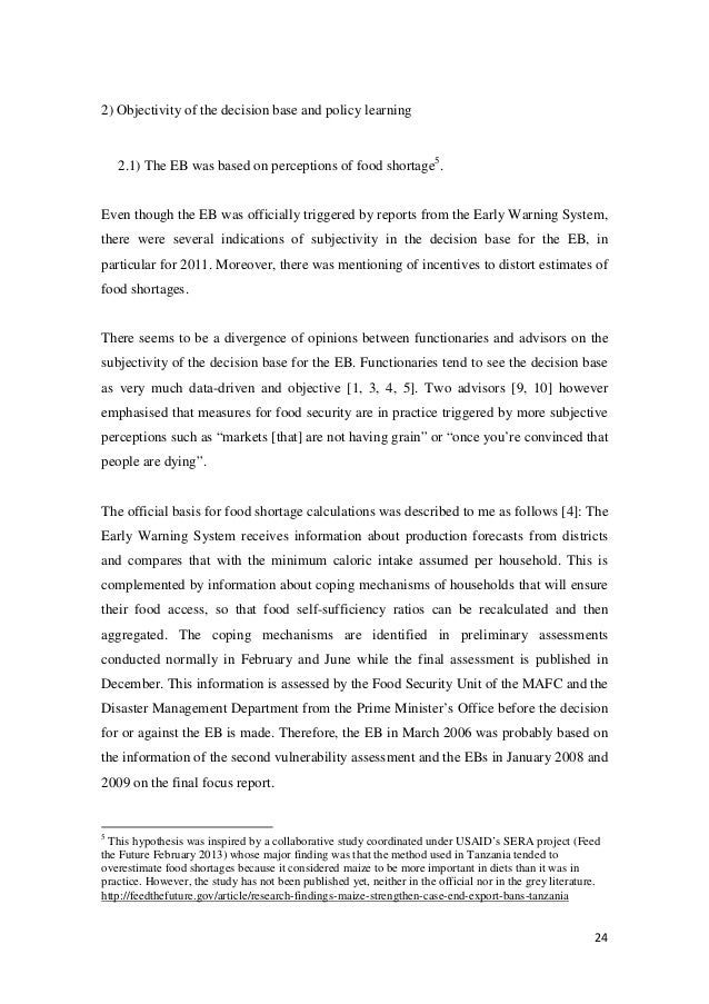 Food security dissertations picture