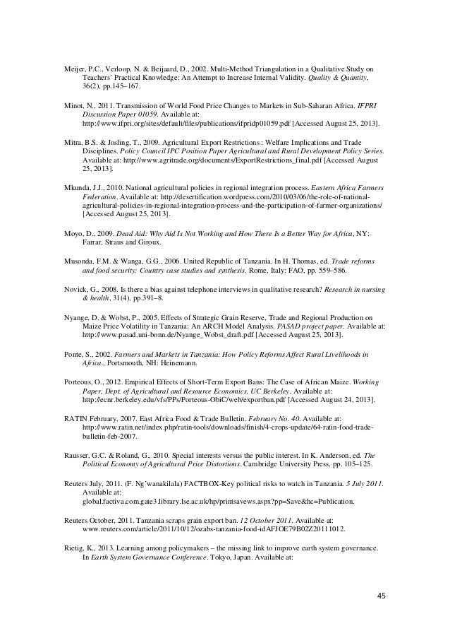 food security phd thesis
