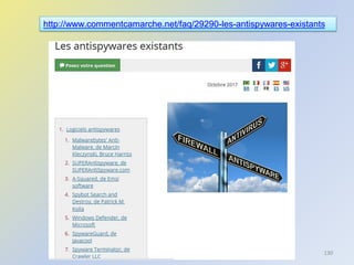130
http://www.commentcamarche.net/faq/29290-les-antispywares-existants
 