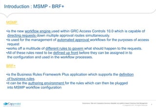 Grc Sample Workflows SAP GRC AC 10.1 - ARM Workflows | PPTX