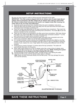 Australsk person Sobriquette Demokratisk parti Kystal Clear Model 603 filter pump Manual for Intex Pools | PDF