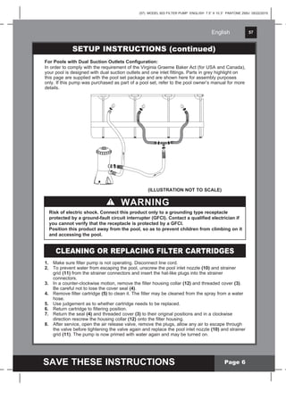 Australsk person Sobriquette Demokratisk parti Kystal Clear Model 603 filter pump Manual for Intex Pools | PDF