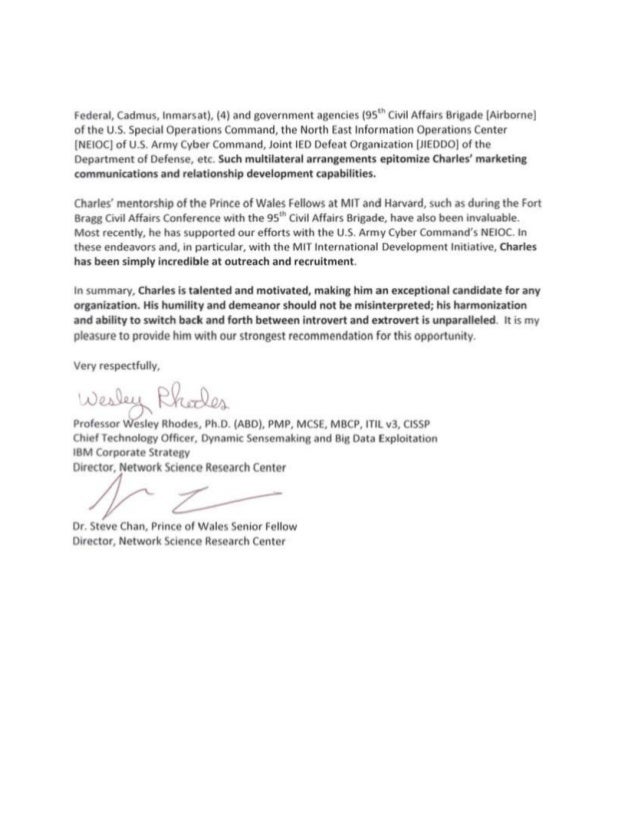 charles atencio recommendation letter ibm nsrc wesley rhodes and stev mit letter of recommendation