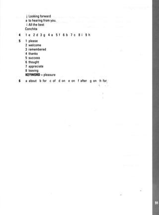 4
5
j Lookingforward
a tohearingfromyou.
i Allthebest
Conchita
1e 2d39 4a 5f 6b 7c 8i9h
1 please
2 welcome
3 remembered
4 thanks
5 success
6 thought
7 appreciate
8 leaving
KEVWoRD=pleasure
aabout bfor cof don eon fafter gon ".hfor".
1
 