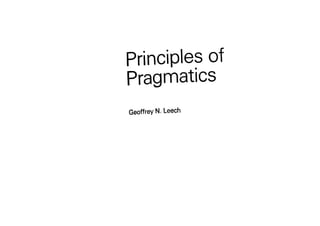 Pragmatics