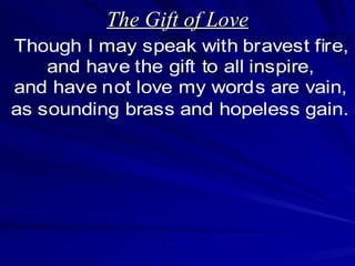 The Gift of Love 