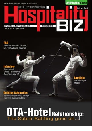 1. Article - Choosing the right brand to manage your asset - Feb 2016, Hospitality Biz Magazine