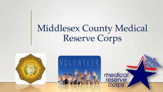 Middlesex County Medical
Reserve Corps
 
