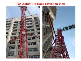 TC1 Actual Tie-Back Elevation View
 