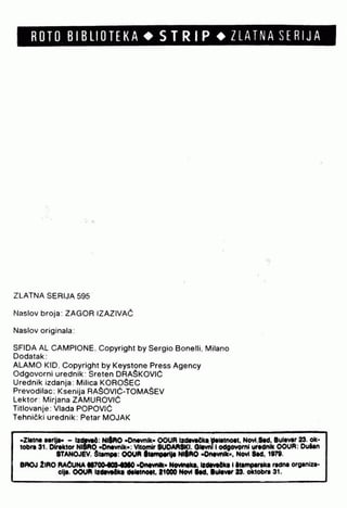 0595. ZAGOR IZAZIVAČ