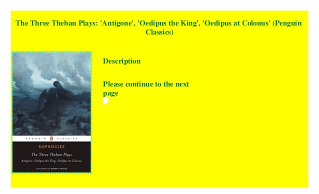 Sophocles The Theban Plays Penguin Classics Pdf File Sophocles The Theban Plays Penguin Classics Pdf File