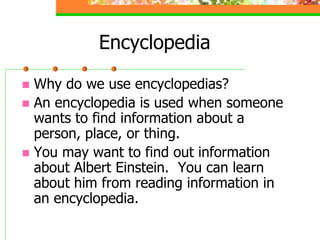 Reference materials | PPTX