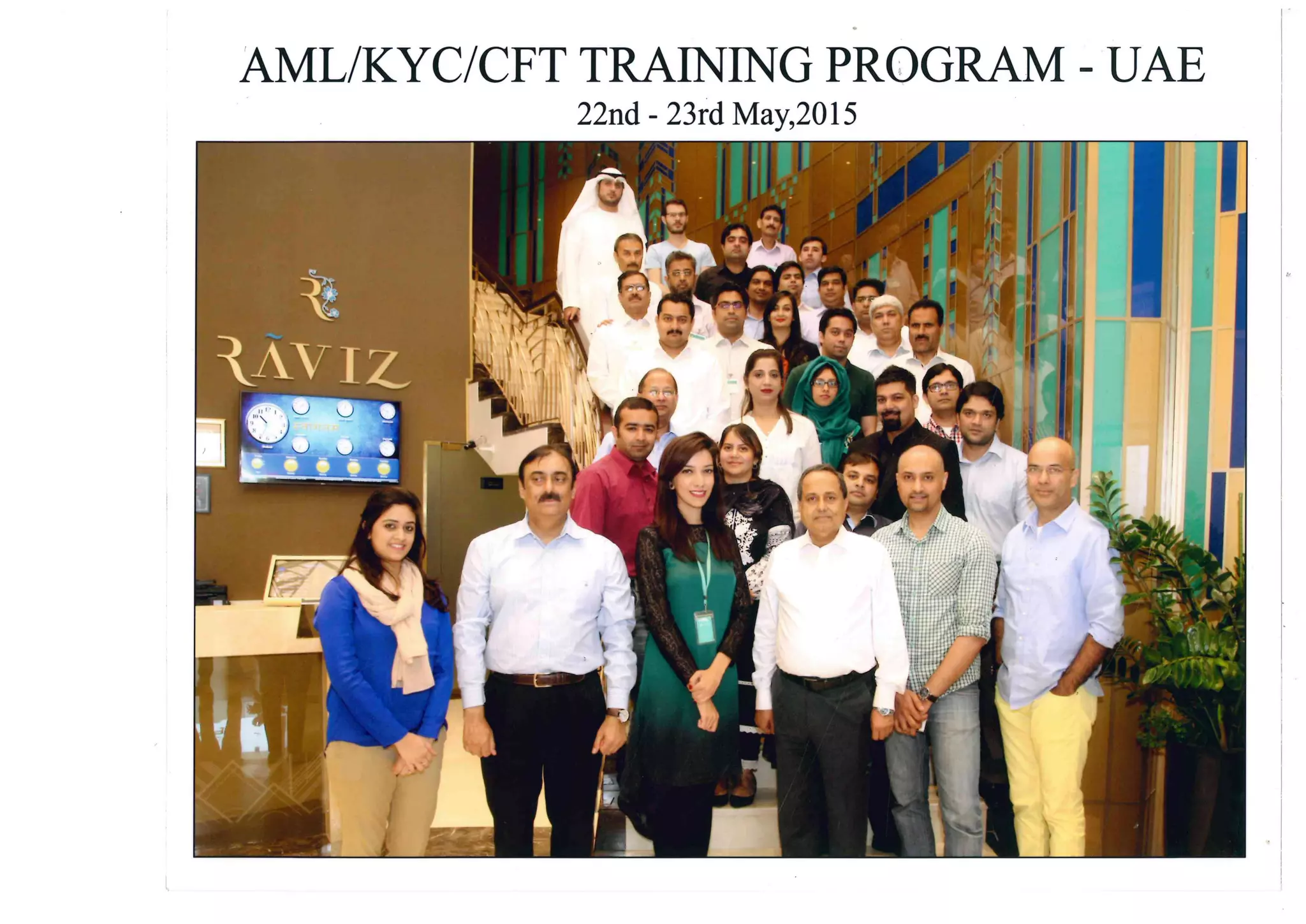AML KYC TRAINING GROUP PHOTO | PPT