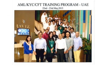 AML KYC TRAINING GROUP PHOTO | PPT