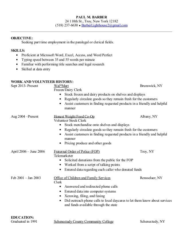 paul barber resume 1 638