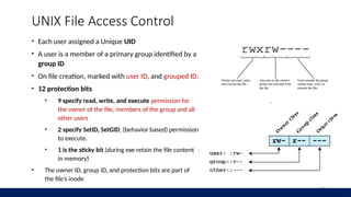 Access Control for Database Priciples IS | PPTX