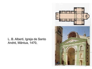 L. B. Alberti, Igreja de Santo
André, Mântua, 1470,
25
 