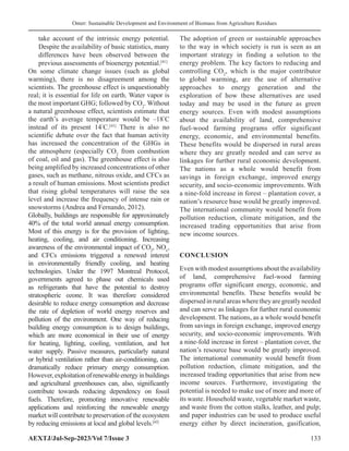 Sustainable Development and Environment of Biomass from Agriculture ...
