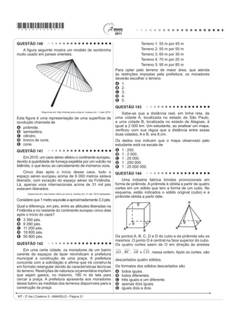 [...]
                                                                                          A dança, como manifestação e representação da cultura
/i QR PRUUR VH HX ¿]HU XPD IDOVHWD
                                                                                          UtWPLFD HQYROYH D H[SUHVVmR FRUSRUDO SUySULD GH XP
A Risoleta desiste logo do francês e do inglês                                            SRYR RQVLGHUDQGRD FRPR HOHPHQWR IROFOyULFR D
A gíria que o nosso morro criou                                                           dança revela
Bem cedo a cidade aceitou e usou                                                          A PDQLIHVWDo}HV DIHWLYDV KLVWyULFDV LGHROyJLFDV
                                                                                            LQWHOHFWXDLV H HVSLULWXDLV GH XP SRYR UHÀHWLQGR VHX
[...]
                                                                                            modo de expressar-se no mundo.
Essa gente hoje em dia que tem mania de exibição                                          B aspectos eminentemente afetivos, espirituais e de
Não entende que o samba não tem tradução no idioma                                          entretenimento de um povo, desconsiderando fatos
francês                                                                                     KLVWyULFRV
Tudo aquilo que o malandro pronuncia                                                      C DFRQWHFLPHQWRV GR FRWLGLDQR VRE LQÀXrQFLD
                                                                                            PLWROyJLFD H UHOLJLRVD GH FDGD UHJLmR VREUHSRQGR
Com voz macia é brasileiro, já passou de português
                                                                                            aspectos políticos.
Amor lá no morro é amor pra chuchu                                                        D tradições culturais de cada região, cujas
As rimas do samba não são I love you                                                        PDQLIHVWDo}HV UtWPLFDV VmR FODVVL¿FDGDV HP XP
                                                                                            ranking das mais originais.
( HVVH QHJyFLR GH alô, alô boy e alô Johnny
                                                                                          E OHQGDV TXH VH VXVWHQWDP HP LQYHUGDGHV KLVWyULFDV
6y SRGH VHU FRQYHUVD GH WHOHIRQH                                                            uma vez que são inventadas, e servem apenas para
    ROSA, N. In: SOBRAL, João J. V. A tradução dos bambas. 5HYLVWD /tQJXD 3RUWXJXHVD.
                              Ano 4, nº 54. São Paulo: Segmento, abr. 2010 (fragmento).
                                                                                            a vivência lúdica de um povo.

                                                                                                              LC - 2º dia | Caderno 5 - AMARELO - Página 10
 