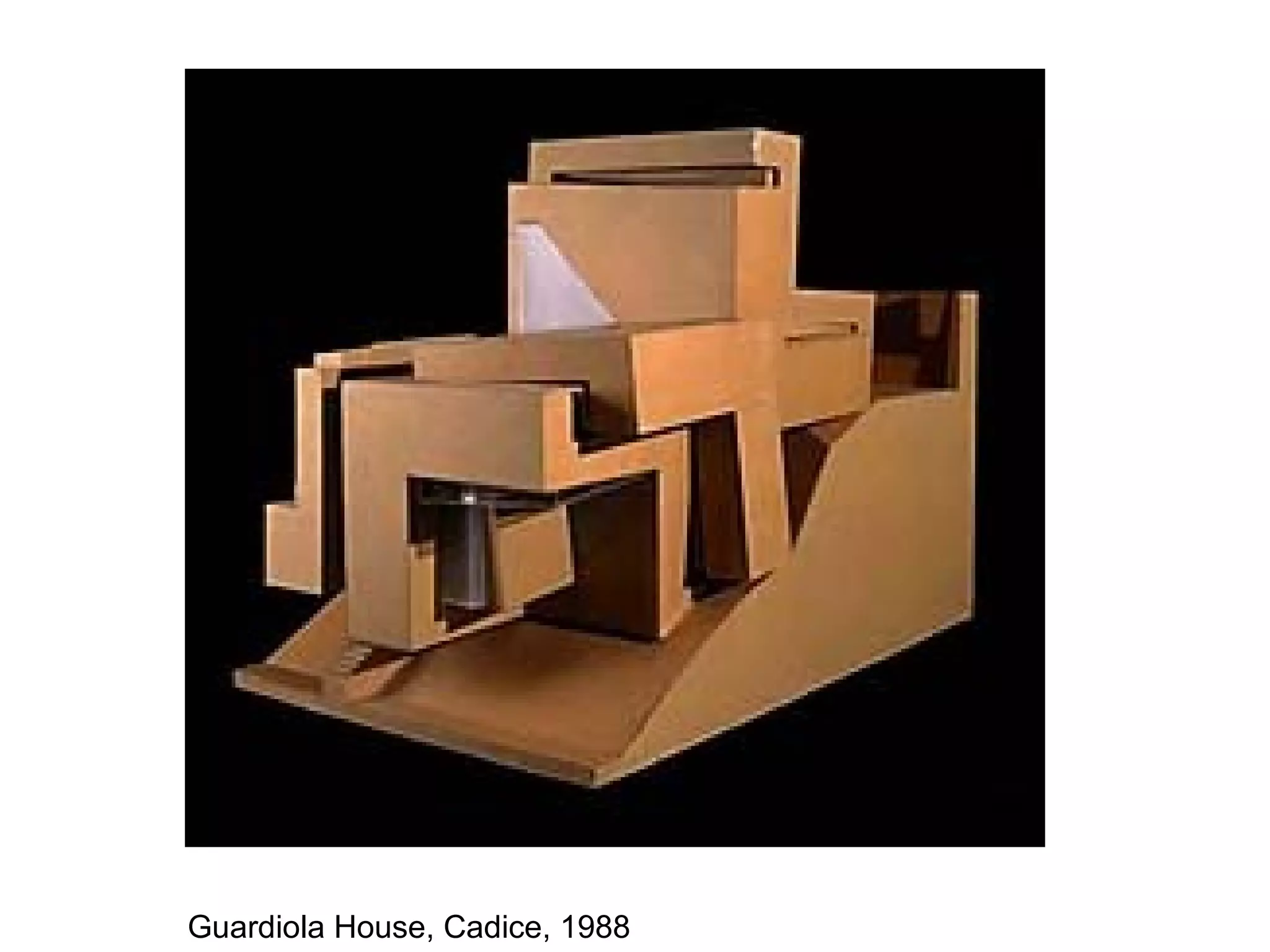 Guardiola House, Cadice, 1988
 
