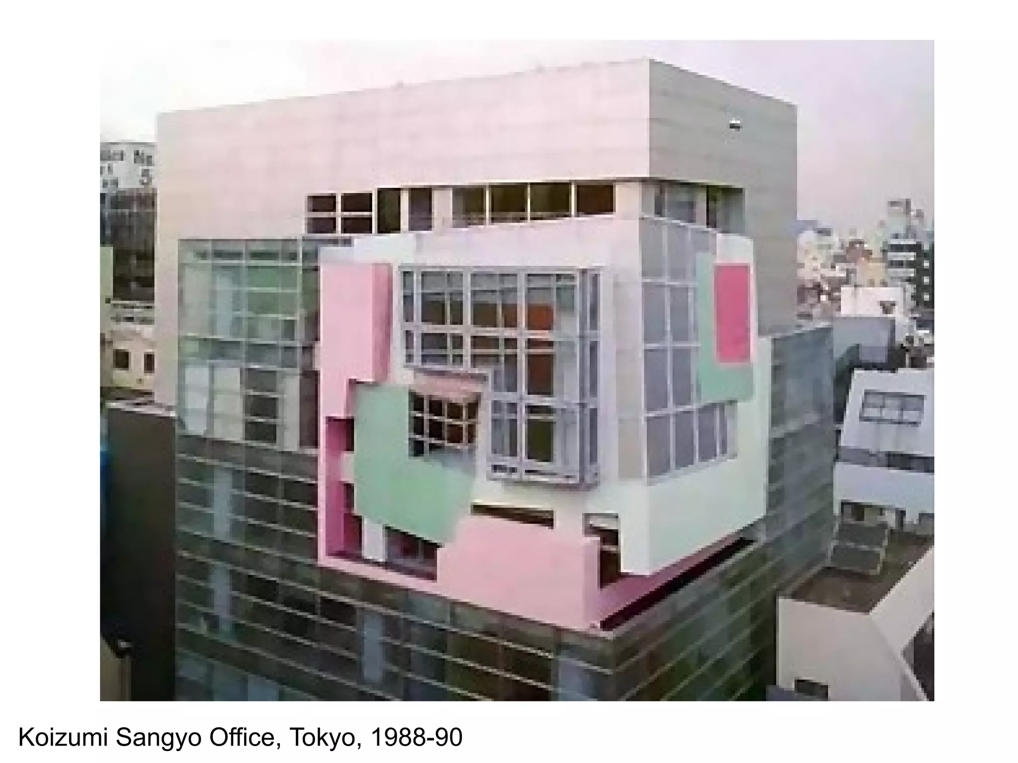 Koizumi Sangyo Office, Tokyo, 1988-90
 