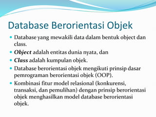 Materi Kuliah Sistem Informasi 05 Arsitektur Data dalam Sistem ...