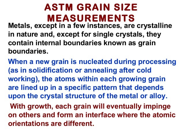 05 astm grain size measurements grain size chart