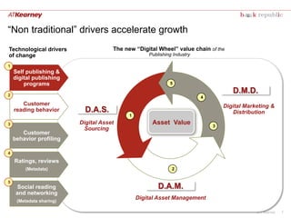 “Non traditional” drivers accelerate growth
Technological drivers                 The new “Digital Wheel” value chain of t...