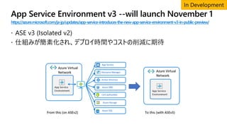 https://azure.microsoft.com/ja-jp/updates/app-service-introduces-the-new-app-service-environment-v3-in-public-preview/
 