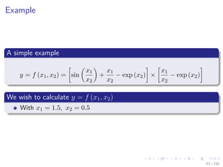 Images/cinvestav
Example
A simple example
y = f (x1, x2) = sin
x1
x2
+
x1
x2
− exp (x2) ×
x1
x2
− exp (x2)
We wish to calculate y = f (x1, x2)
With x1 = 1.5, x2 = 0.5
63 / 158
 