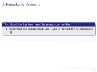 Images/cinvestav
A Remarkable Revenant
This algorithm has been used by many communities
Discovered and rediscovered, until 1985 it reached the AI community
[1]
Basically
The Basis of the modern neural networks
4 / 158
 