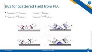 CEM Workshop Lectures (5/11): Best Practices in RCS Prediction | PPTX