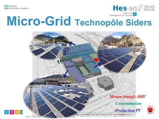 Micro-Grid Technopôle Siders
 