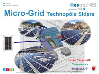 Micro-Grid Technopôle Siders
 