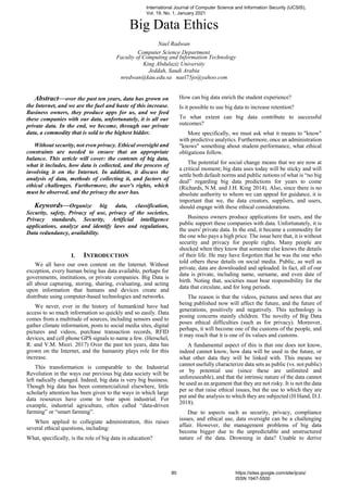Big Data Ethics | PDF