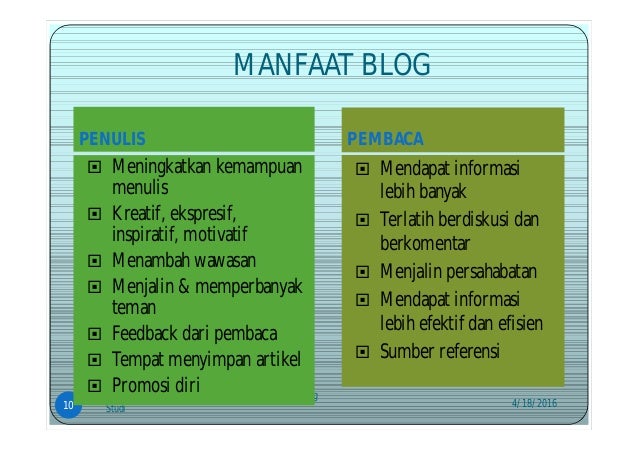 Hasil gambar untuk manfaat blog